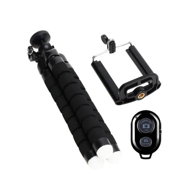 Flexible Tripod Smartphone Stand (Plastic/170mm) – Stable Filming