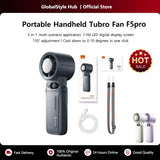 Turbo Fan Handheld Plastic 199 Speed Foldable Outdoor Cooling