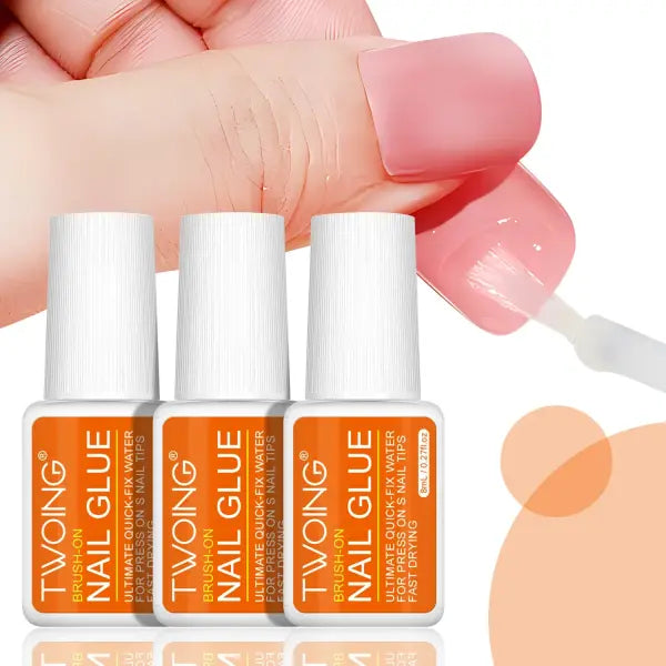 Twoing Waterproof Liquid Nail Adhesive for Fake Nails 8ml