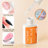 Twoing Waterproof Liquid Nail Adhesive for Fake Nails 8ml