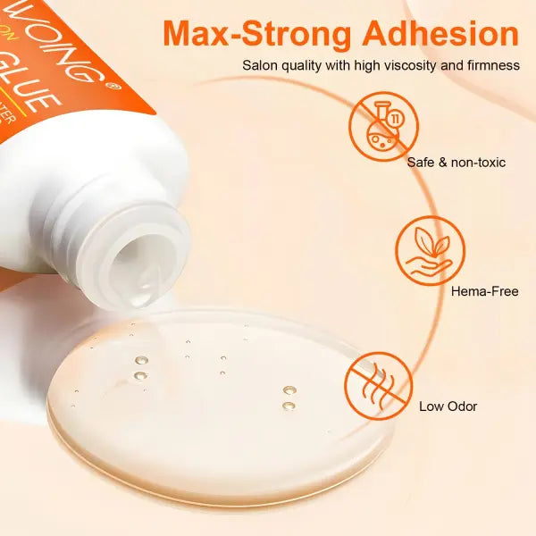 Twoing Waterproof Liquid Nail Adhesive for Fake Nails 8ml