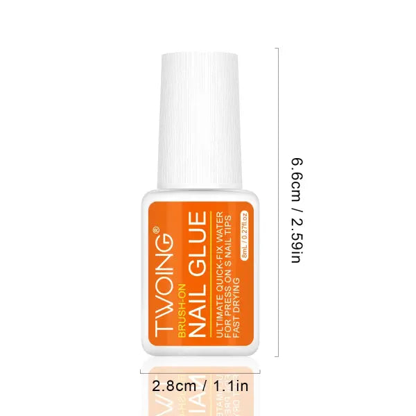 Twoing Waterproof Liquid Nail Adhesive for Fake Nails 8ml