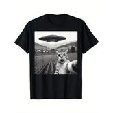Women Knit Cotton Top with Mainland China Pattern Letter Design - black / XS