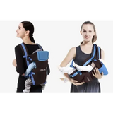 Ultimate Comfort Child Baby Carrier in Blue and Black for Enthusiasts