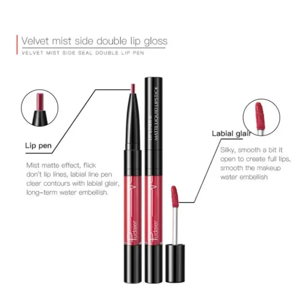 Ultra-Precise Waterproof Lip Liner - Lip Liners with High Pigment Smooth Sweatproof Long-Lasting Wear for Perfect Lip