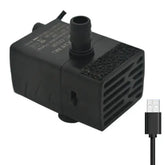 Ultra Quiet USB Aquarium Fish Tank Filtration Pump Mini Pet Fountain Submersible Adjustable Flow Water Circulation Pump