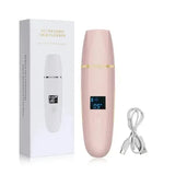 Ultrasonic Facial Scrubber for Deep Cleaning Skin Care Device - Pink