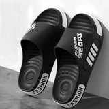 Unisex EVA Slippers with Professional Design Bathroom Slippers - black / 36-37 / China Mainland