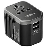 Universal Travel Adapter All-in-One Charger for Global Travel - 2 USB / Universal Plug