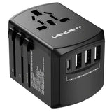 Universal Travel Adapter All-in-One Charger for Global Travel - 3 USB 1 Type C / Universal Plug