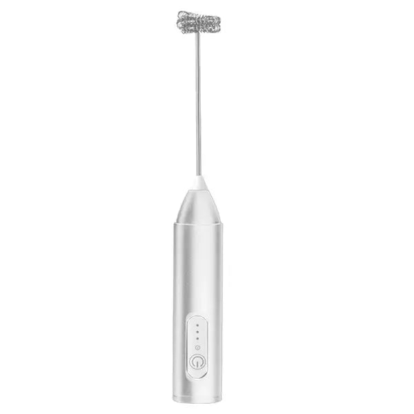 UPGRADED Electric Coffee Frother/MILK Whisk + Egg Beater MINI Food Blender USB Rechargeable Handheld Three Speeds