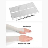 UV Protection Ice Silk Sleeves 3 Pairs – Cooling Outdoor Sunscreen
