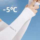 UV Protection Ice Silk Sleeves 3 Pairs – Cooling Outdoor Sunscreen