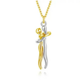 Valentine’s Day Gifts Romantic Couple Jewelry Love Necklaces - Gold