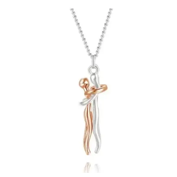 Valentine’s Day Gifts Romantic Couple Jewelry Love Necklaces - Rose gold