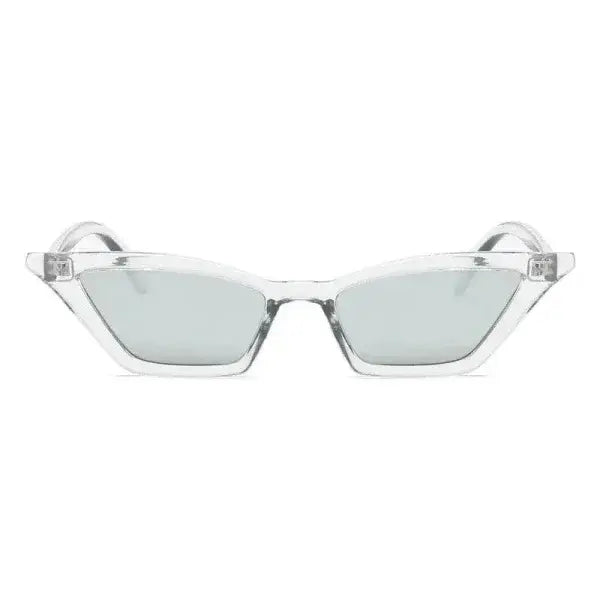 Vintage Cat Eye Sunglasses for Every Occasion with Retro Flair - clear silver