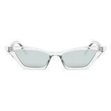 Vintage Cat Eye Sunglasses for Every Occasion with Retro Flair - clear silver