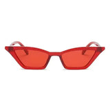 Vintage Cat Eye Sunglasses for Every Occasion with Retro Flair - clear red