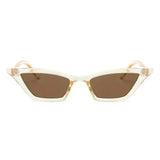 Vintage Cat Eye Sunglasses for Every Occasion with Retro Flair - clear brown