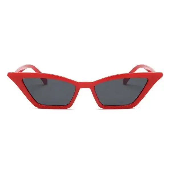 Vintage Cat Eye Sunglasses for Every Occasion with Retro Flair - red frame black