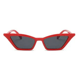 Vintage Cat Eye Sunglasses for Every Occasion with Retro Flair - red frame black
