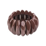 Vintage Cuff Bracelet Handcrafted Resin Fashion Jewelry for Women - color-10