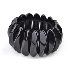 Vintage Cuff Bracelet Handcrafted Resin Fashion Jewelry for Women - Himpall