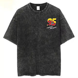 Vintage Lightning McQueen Cars Hand Wash Cotton Broadcloth Tee