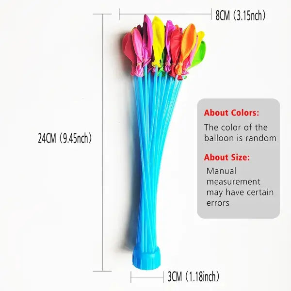 Water Party Balloons Bulk Fast Fill Set for Summer Entertainment