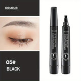 Waterproof Eyebrow Pen 5 Colors Natural Longlasting