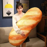 Whimsical French Bread Pillow for a Cozy Decorative Accent