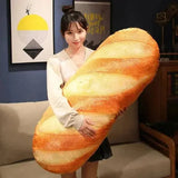 Whimsical French Bread Pillow for a Cozy Decorative Accent
