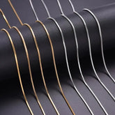 70cm snake long stainless steel chain necklace for unisex everyday wear