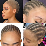 Wholesale HD Wig Caps Stretchy Lace Hair Nets Weave in Light Brown