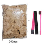 Wholesale HD Wig Caps Stretchy Lace Hair Nets Weave in Light Brown - 200pcs