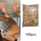 Wholesale HD Wig Caps Stretchy Lace Hair Nets Weave in Light Brown