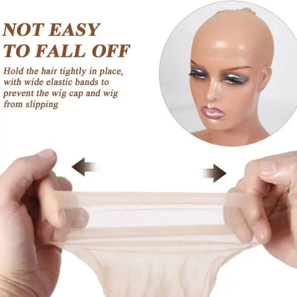 Wholesale HD Wig Caps Stretchy Lace Hair Nets Weave in Light Brown