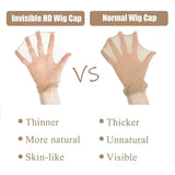 Wholesale HD Wig Caps Stretchy Lace Hair Nets Weave in Light Brown