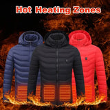 Winter Heated Jacket – USB Electric Heating Vest Thermal Cotton Zip-Up Coat - Jackets