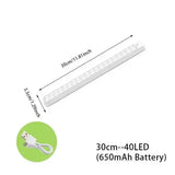 Wireless Motion Sensor Smart LED Night Light for Home Illumination - warm white / 30cm-40LED