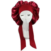 Satin Solid Sleeping Hat Hair Care Bonnet Eco-Friendly Nightcap