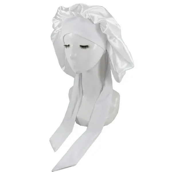 Women Satin Solid Sleeping Hat Night Sleep Cap Hair Care Bonnet Nightcap For Women Men Unisex Cap Bonnet De Nuit Shower