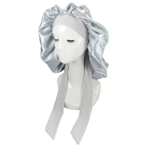 Women Satin Solid Sleeping Hat Night Sleep Cap Hair Care Bonnet Nightcap For Women Men Unisex Cap Bonnet De Nuit Shower
