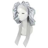Women Satin Solid Sleeping Hat Night Sleep Cap Hair Care Bonnet Nightcap For Women Men Unisex Cap Bonnet De Nuit Shower