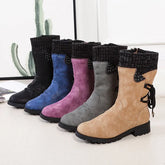 Women Winter Boots with Microfiber Sole in Various Colors and Sizes - Himpall