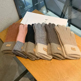 Women’s Cable Knit Touchscreen Gloves – Warm Fleece-Lined Winter Mittens for Girls & Women