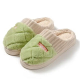 Women’s Indoor Winter Casual Home Slippers with Soft EVA Insole - WHITE / 40-41