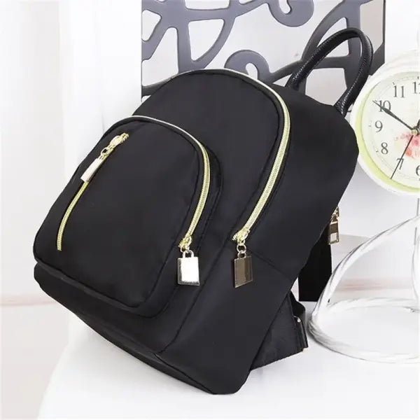 Women’s Multi-Function Fashion Girl Oxford Daypack Travel Cute Mini Backpack Men Shoulder Bag Black Purse Hot