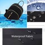 Women’s Multi-Function Fashion Girl Oxford Daypack Travel Cute Mini Backpack Men Shoulder Bag Black Purse Hot