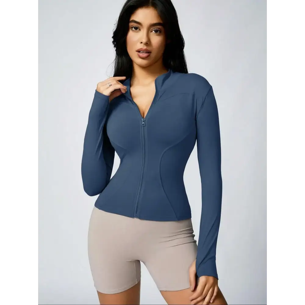 Womens Quick Dry Golf Jacket - Blue / XL